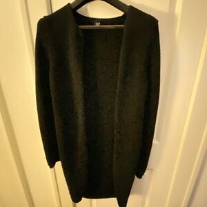 GAP black knit sweater, size S.